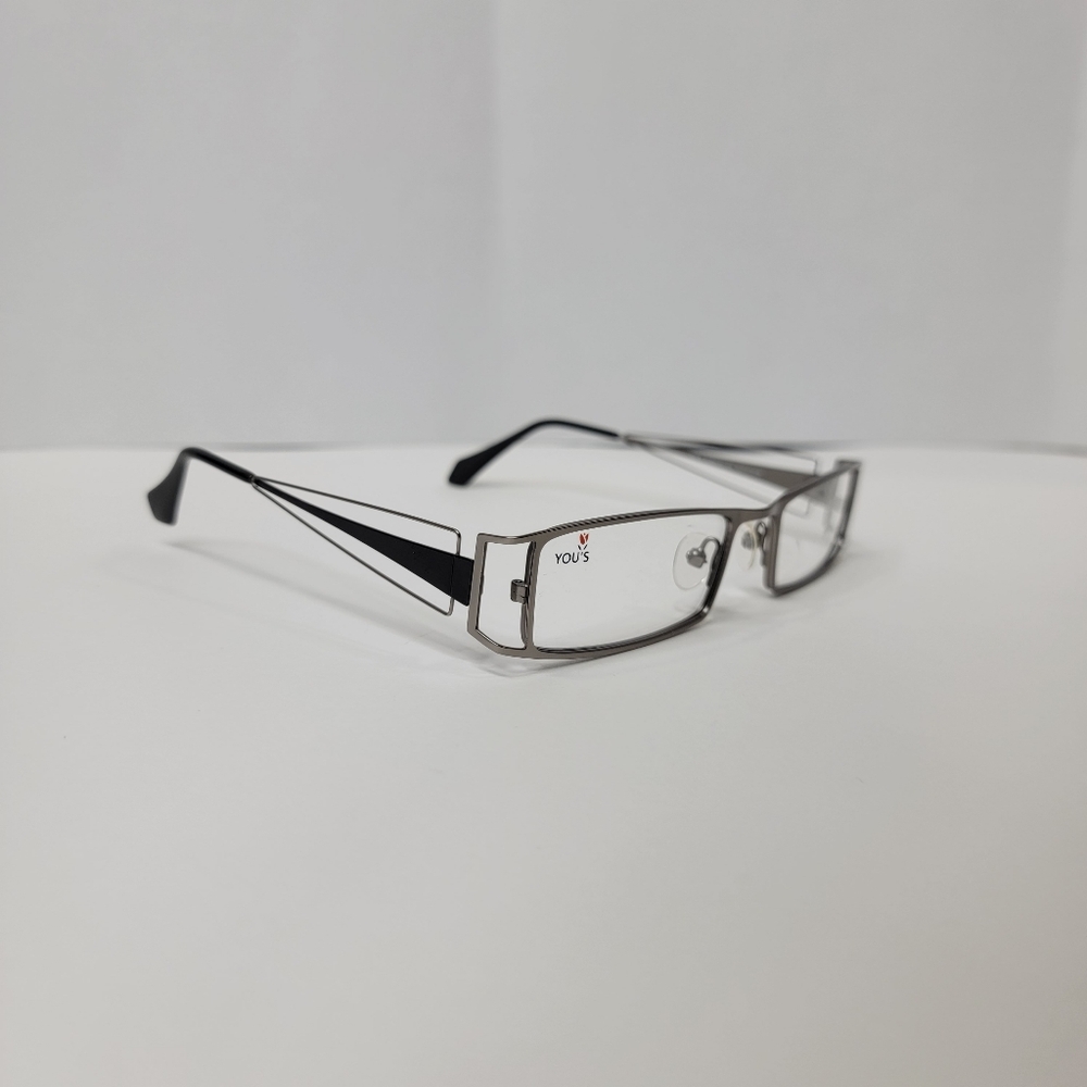 YOU'S Eyewear 698 61 Silver Gray EYEGLASSES Glasses Frames 50-18-135mm Rectangle